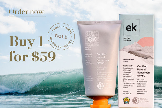 Moringa & Harakeke SPF50+ certified natural sun protection 150g, for Sensitive Skin everyone & Babies