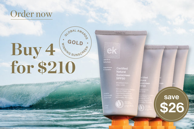 BUY 4 Suncreens Moringa and Harakeke Sensitive skin / Baby SPF50 certified Natural Save $26